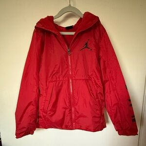 Jordan Nike Red Fleece Jacket